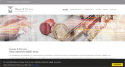 Desktop Screenshot of mauer-partner.de